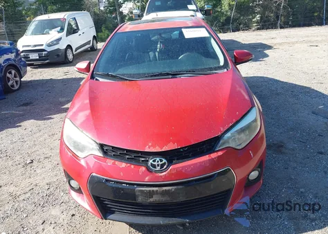 2015 Toyota Corolla S Plus из США, поврежденный, VIN 5YFBURHE8FP353456